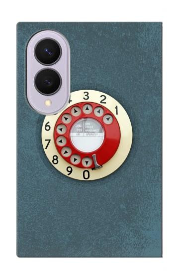 S1968 ロータリーダイヤル電話 Rotary Dial Telephone Samsung Galaxy Z Fold 8 バックケース、フリップケース・カバー