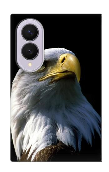 S2046 白頭ワシ Bald Eagle Samsung Galaxy Z Fold 8 バックケース、フリップケース・カバー