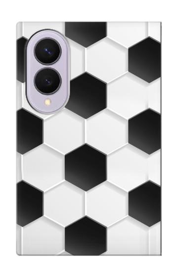 S2061 サッカーのパターン Football Soccer Pattern Samsung Galaxy Z Fold 8 バックケース、フリップケース・カバー