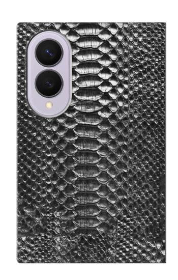 S2090 ニシキヘビのスキングラフィックプリント Python Skin Graphic Printed Samsung Galaxy Z Fold 8 バックケース、フリップケース・カバー