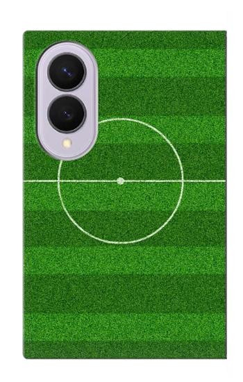 S2322 サッカー場 Football Soccer Field Samsung Galaxy Z Fold 8 バックケース、フリップケース・カバー
