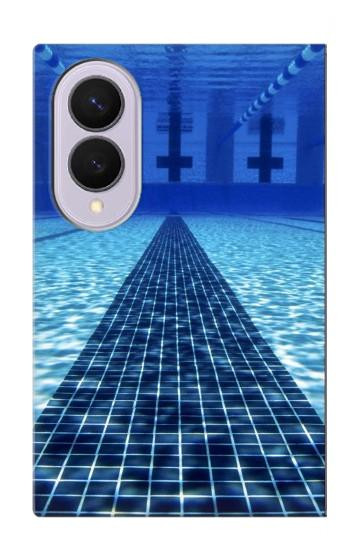 S2429 スイミングプール Swimming Pool Samsung Galaxy Z Fold 8 バックケース、フリップケース・カバー