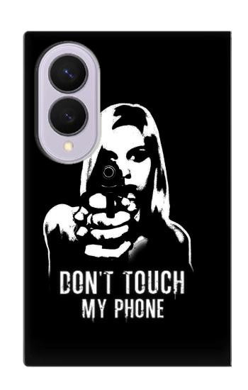 S2518 私の携帯電話を触るな Do Not Touch My Phone Samsung Galaxy Z Fold 8 バックケース、フリップケース・カバー