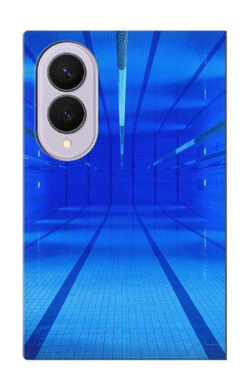 S2787 スイミングプール Swimming Pool Under Water Samsung Galaxy Z Fold 8 バックケース、フリップケース・カバー