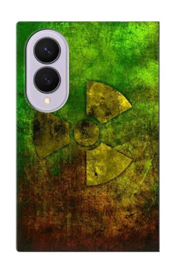 S3202 ハザードシンボル Radioactive Nuclear Hazard Symbol Samsung Galaxy Z Fold 8 バックケース、フリップケース・カバー