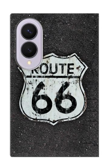 S3207 ルート66サイン Route 66 Sign Samsung Galaxy Z Fold 8 バックケース、フリップケース・カバー