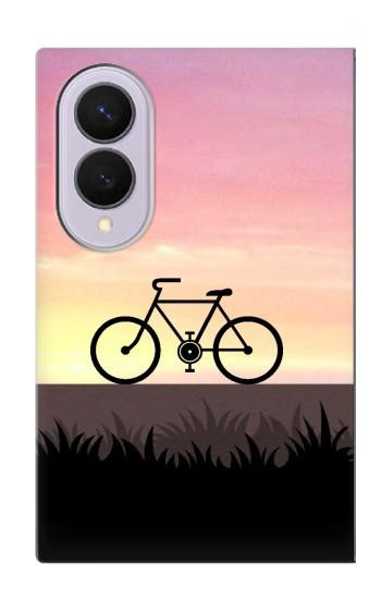 S3252 自転車 日没 Bicycle Sunset Samsung Galaxy Z Fold 8 バックケース、フリップケース・カバー