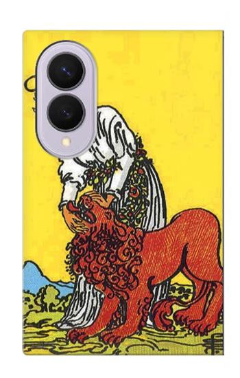 S3458 タロットカード 力 Strength Tarot Card Samsung Galaxy Z Fold 8 バックケース、フリップケース・カバー
