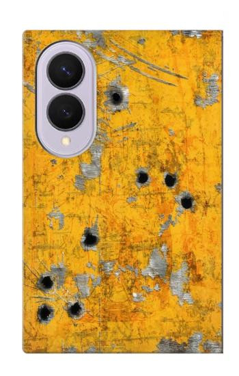S3528 弾 黄色の金属 Bullet Rusting Yellow Metal Samsung Galaxy Z Fold 8 バックケース、フリップケース・カバー