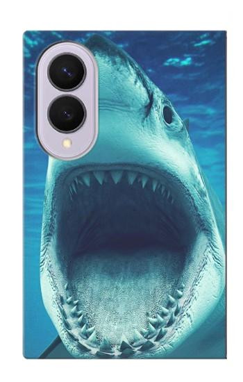 S3548 イタチザメ Tiger Shark Samsung Galaxy Z Fold 8 バックケース、フリップケース・カバー