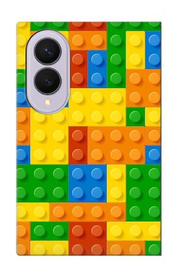 S3595 レンガのおもちゃ Brick Toy Samsung Galaxy Z Fold 8 バックケース、フリップケース・カバー