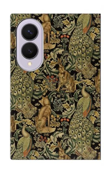 S3661 ウィリアム・モリス・フォレスト・ベルベット William Morris Forest Velvet Samsung Galaxy Z Fold 8 バックケース、フリップケース・カバー