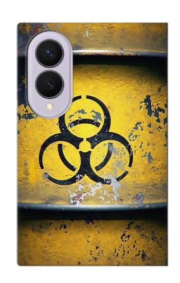S3669 バイオハザードタンクグラフィック Biological Hazard Tank Graphic Samsung Galaxy Z Fold 8 バックケース、フリップケース・カバー