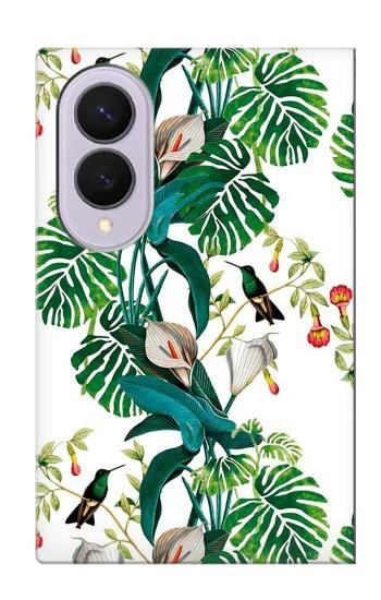 S3697 リーフライフバード Leaf Life Birds Samsung Galaxy Z Fold 8 バックケース、フリップケース・カバー