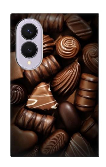 S3840 ダークチョコレートミルク チョコレート Dark Chocolate Milk Chocolate Lovers Samsung Galaxy Z Fold 8 バックケース、フリップケース・カバー