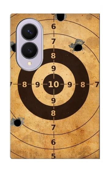 S3894 ペーパーガン射撃標的 Paper Gun Shooting Target Samsung Galaxy Z Fold 8 バックケース、フリップケース・カバー
