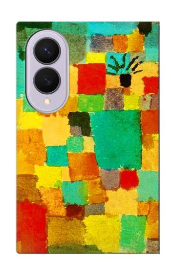 S4075 パウル・クレー作 チュニジア南部の庭園 Paul Klee Southern Tunisian Gardens Samsung Galaxy Z Fold 8 バックケース、フリップケース・カバー