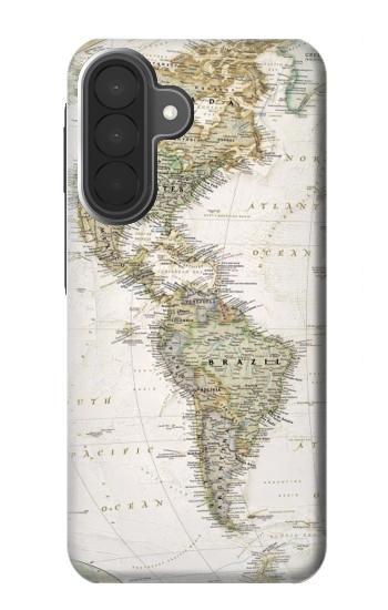 S0604 世界地図 World Map Samsung Galaxy A27 バックケース、フリップケース・カバー