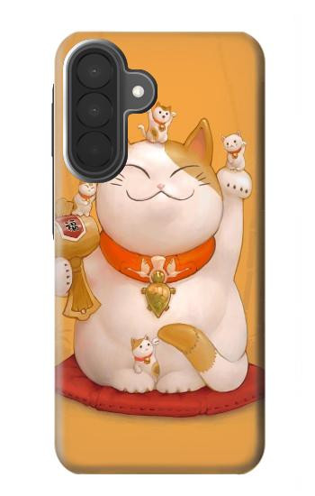S1217 マネキネコ Maneki Neko Lucky Cat Samsung Galaxy A27 バックケース、フリップケース・カバー