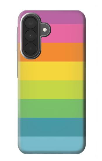 S2363 レインボー柄 Rainbow Pattern Samsung Galaxy A27 バックケース、フリップケース・カバー