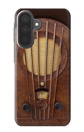 S2655 ヴィンテージベークライトデコラジオ Vintage Bakelite Deco Radio Samsung Galaxy A27 バックケース、フリップケース・カバー