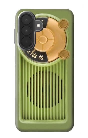 S2656 ヴィンテージベークライトデコラジオ Vintage Bakelite Radio Green Samsung Galaxy A27 バックケース、フリップケース・カバー