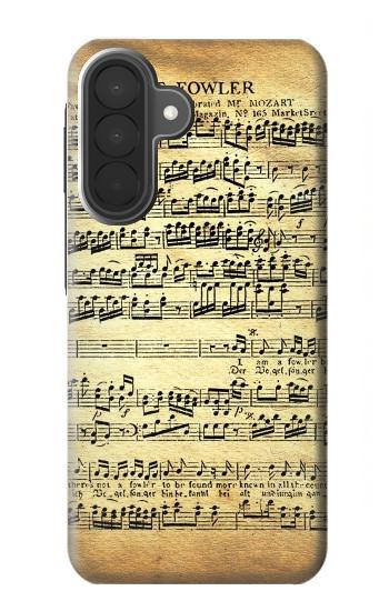 S2667 ファウラーモーツァルト音楽シート The Fowler Mozart Music Sheet Samsung Galaxy A27 バックケース、フリップケース・カバー