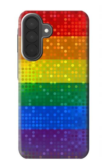 S2683 レインボーフラッグ プライド旗 Rainbow LGBT Pride Flag Samsung Galaxy A27 バックケース、フリップケース・カバー