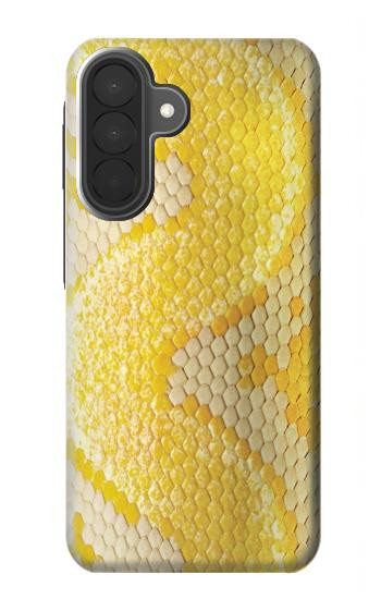 S2713 黄蛇の皮膚 グラフィックプリント Yellow Snake Skin Graphic Printed Samsung Galaxy A27 バックケース、フリップケース・カバー