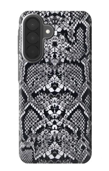 S2855 ラトルスネークスキン グラフィックプリント White Rattle Snake Skin Graphic Printed Samsung Galaxy A27 バックケース、フリップケース・カバー