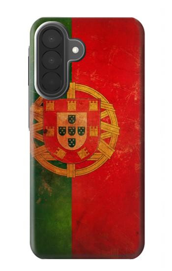 S2973 ポルトガルサッカー Portugal Football Soccer Flag Samsung Galaxy A27 バックケース、フリップケース・カバー