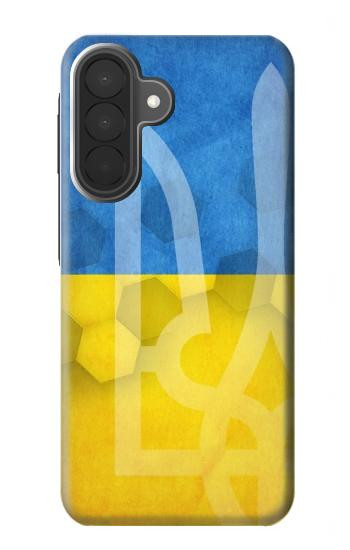 S3006 ウクライナサッカー Ukraine Football Soccer Flag Samsung Galaxy A27 バックケース、フリップケース・カバー