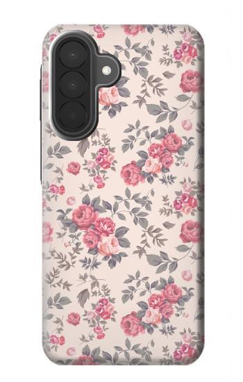 S3095 ヴィンテージ・バラ Vintage Rose Pattern Samsung Galaxy A27 バックケース、フリップケース・カバー