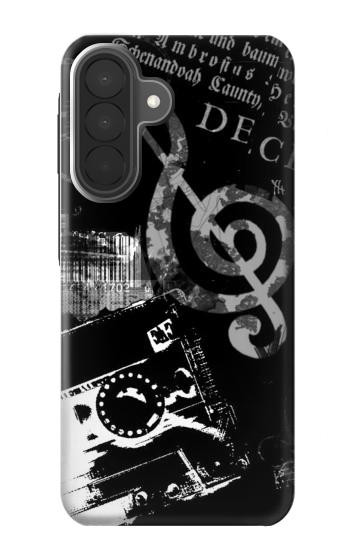 S3197 音楽・カセット・ノート Music Cassette Note Samsung Galaxy A27 バックケース、フリップケース・カバー