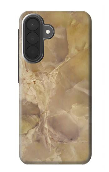 S3240 黄色の大理石 Yellow Marble Stone Samsung Galaxy A27 バックケース、フリップケース・カバー