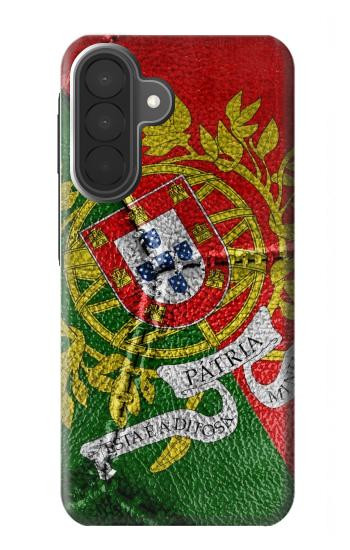 S3300 ポルトガルの旗ビンテージフットボールのグラフィック Portugal Flag Vintage Football Graphic Samsung Galaxy A27 バックケース、フリップケース・カバー