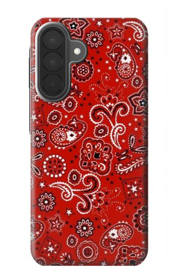 S3354 赤バンダナ Red Classic Bandana Samsung Galaxy A27 バックケース、フリップケース・カバー