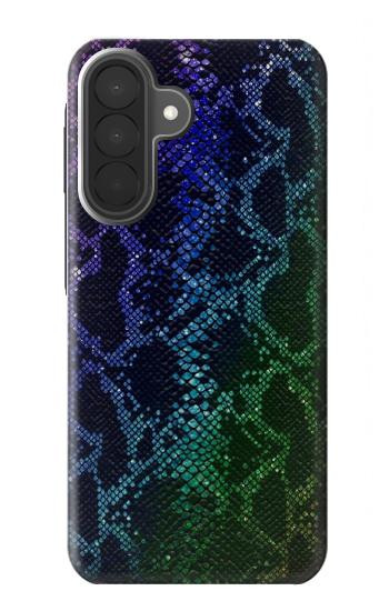 S3366 虹パイソンの皮膚 グラフィックプリント Rainbow Python Skin Graphic Print Samsung Galaxy A27 バックケース、フリップケース・カバー