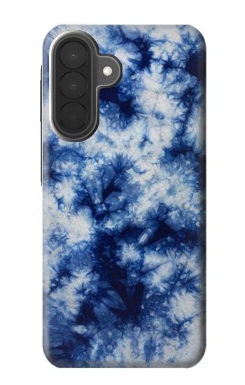 S3439 インディゴタイダイ Fabric Indigo Tie Dye Samsung Galaxy A27 バックケース、フリップケース・カバー