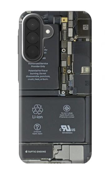 S3467 携帯電話の中のグラフィック Inside Mobile Phone Graphic Samsung Galaxy A27 バックケース、フリップケース・カバー