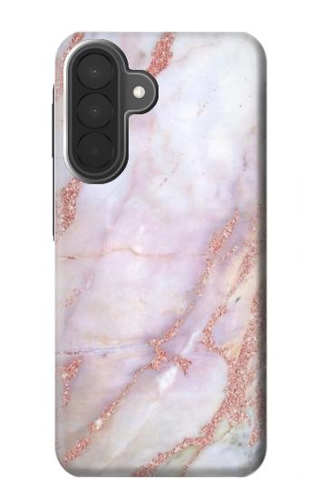 S3482 ピンクの大理石のグラフィックプリント Soft Pink Marble Graphic Print Samsung Galaxy A27 バックケース、フリップケース・カバー