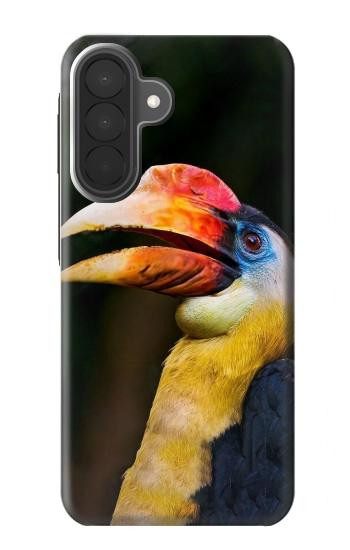 S3876 カラフルなサイチョウ Colorful Hornbill Samsung Galaxy A27 バックケース、フリップケース・カバー