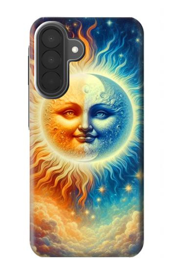 S3966 芸術的な太陽と月 Artistic Sun Moon Samsung Galaxy A27 バックケース、フリップケース・カバー