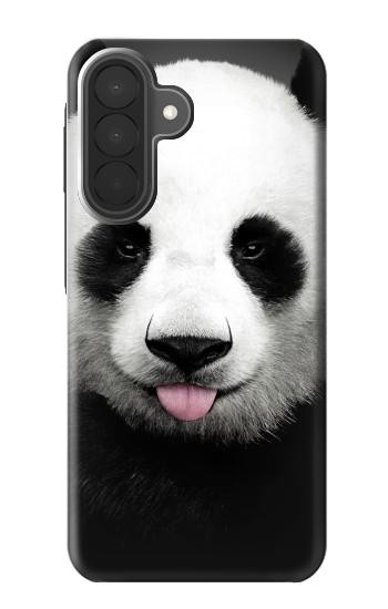 S4049 舌を出した可愛いパンダ Cute Panda Stick Out Tongue Samsung Galaxy A27 バックケース、フリップケース・カバー