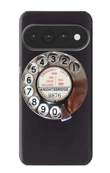 S0059 レトロなダイヤル式の電話ダイヤル Retro Rotary Phone Dial On Google Pixel 11, 11 Pro バックケース、フリップケース・カバー