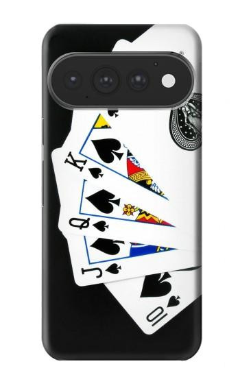 S1078 ポーカーロイヤルストレートフラッシュ Poker Royal Straight Flush Google Pixel 11, 11 Pro バックケース、フリップケース・カバー