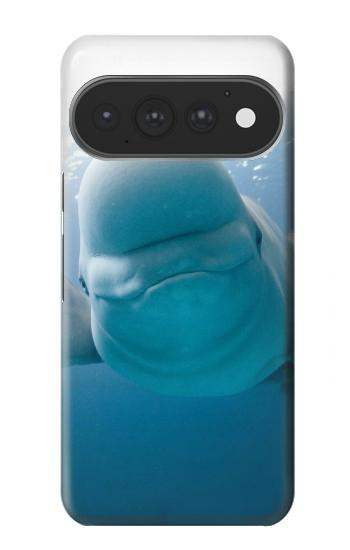 S1801 ベルーガ スマイルクジラ Beluga Whale Smile Whale Google Pixel 11, 11 Pro バックケース、フリップケース・カバー