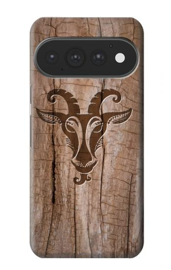 S2183 ヤギ 木材 グラフィックプリント Goat Wood Graphic Printed Google Pixel 11, 11 Pro バックケース、フリップケース・カバー