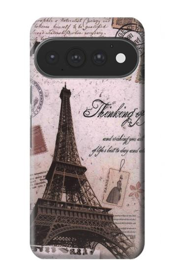 S2211 パリエッフェル塔ポストカード Paris Postcard Eiffel Tower Google Pixel 11, 11 Pro バックケース、フリップケース・カバー