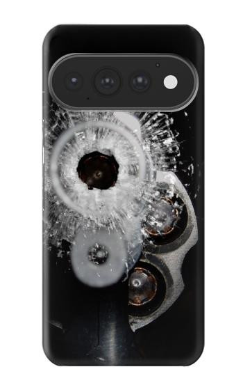 S2387 銃 弾丸 穴ガラス Gun Bullet Hole Glass Google Pixel 11, 11 Pro バックケース、フリップケース・カバー